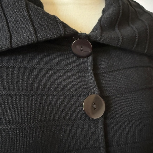 MARGARET WINTERS CARDIGAN 100% COTTON POCKETS SHAWL COLLAR VERSATILE TRAVEL XS - Picture 8 of 12